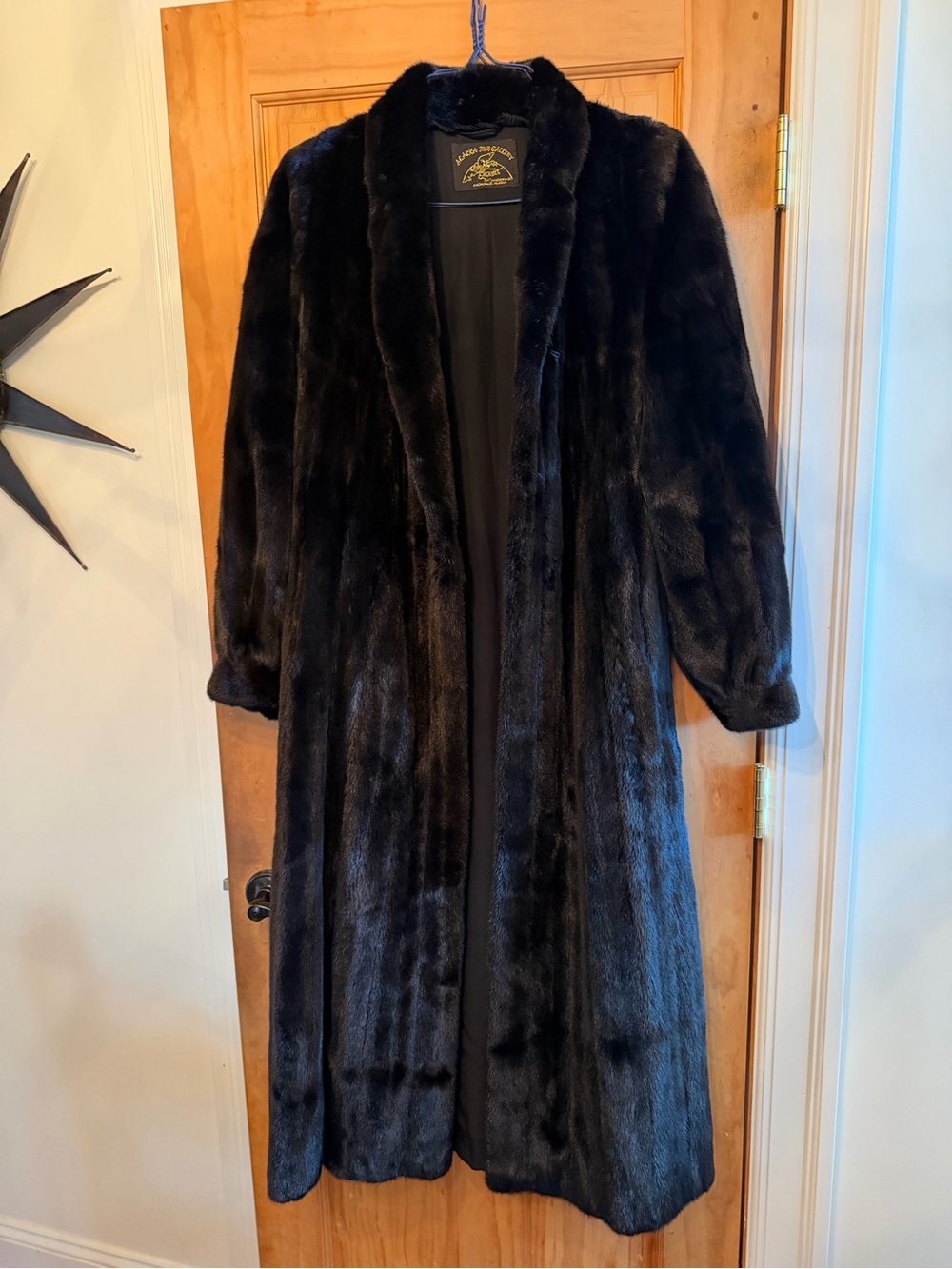 Alaska Fur Gallery Ranch mink full length coat